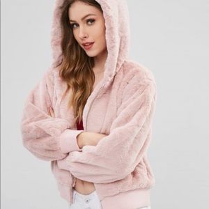 Faux Fur Winter Hooded Jacket